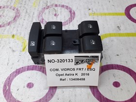 Comando de Vidros Frt / Esq  Opel Astra K   Cv de 2016 - Ref OEM : 13408458